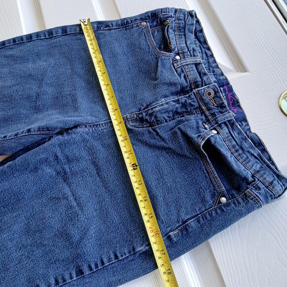 Gloria Vanderbilt Linda Perfect Fit Jeans 12 dark wash blue mid rise bootcut - Picture 8 of 12